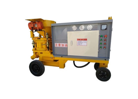 Carbon Steel Gunite Sprayer Movable Shotcrete Spraying Machine
